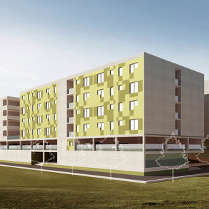 Hospital, Center & Residential District