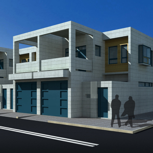 Hospital, Center & Residential District