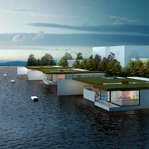 Waterfront Villas & Coastal Landscape